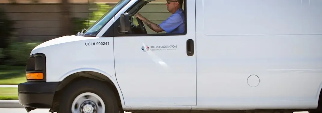 KIC Refrigeration service vehicle serving Henderson area